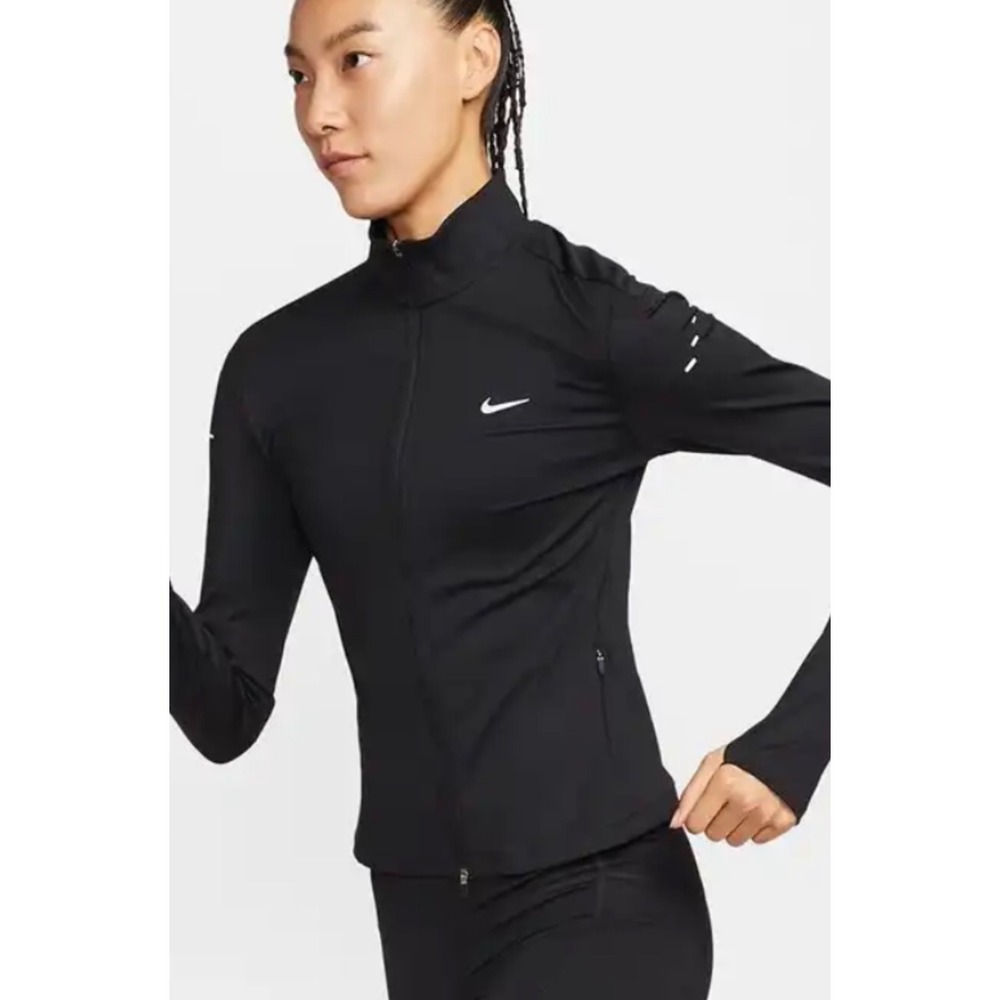 Nike Womens Swift Dri-Fit Full-Zip Mid-Layer‎ Running Top Jacket Black Sz XS NWT - Picture 8 of 14